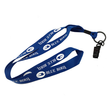 Blue Bird 3/4-inch Lanyard with Bulldog Clip